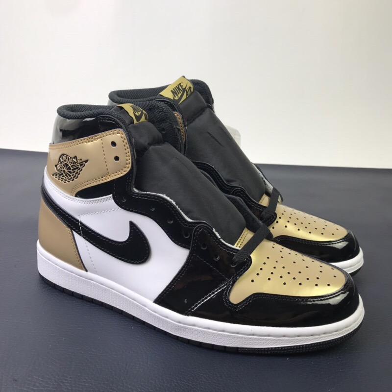 Jordan 1 Retro High NRG Patent Gold Toe