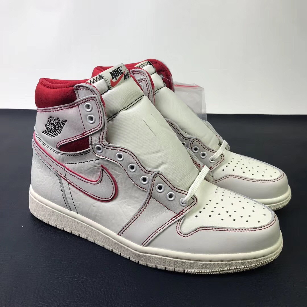 Jordan 1 Retro High Phantom Gym Red