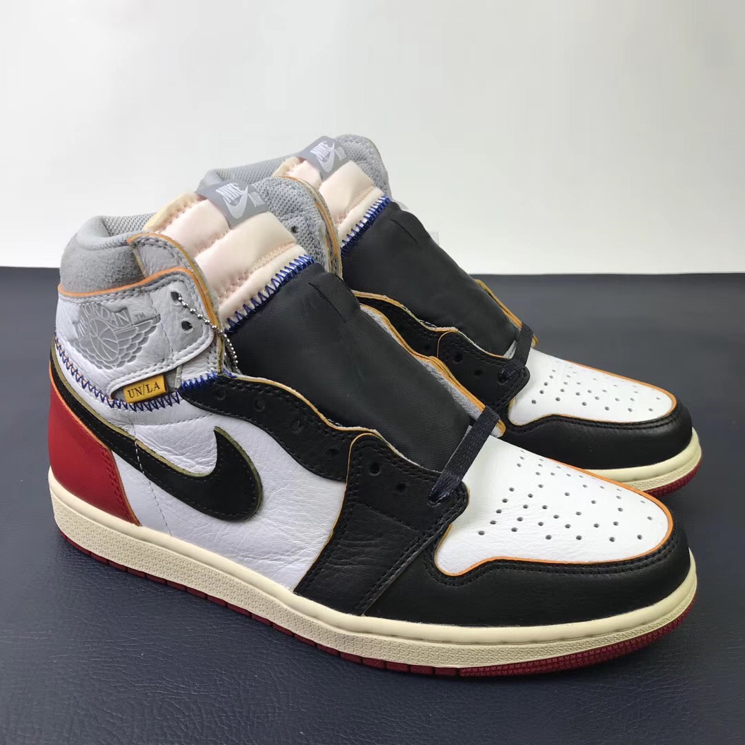 Updated Jordan 1 Retro High Union Los Angeles Black Toe