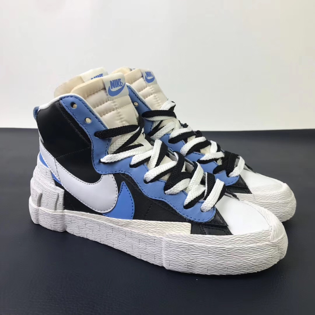 Nike Blazer High sacai White Black Legend Blue