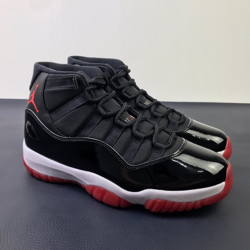 Latest Jordan 11 Retro Playoffs Bred