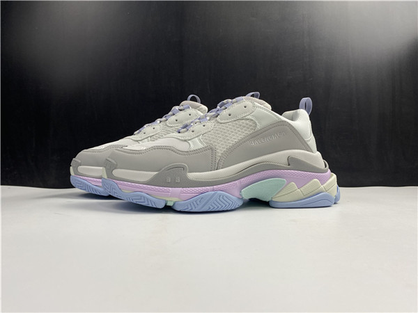 BLCG SNEAKER TRIPLE.S.GOMMA GRAY PURPLE AND PINK