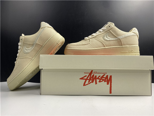 Nike Air Force 1 Low Stussy Fossil