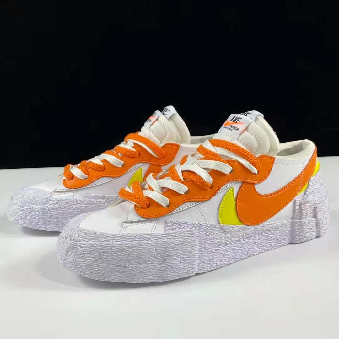 Nike Blazer Low sacai White Magma Orange