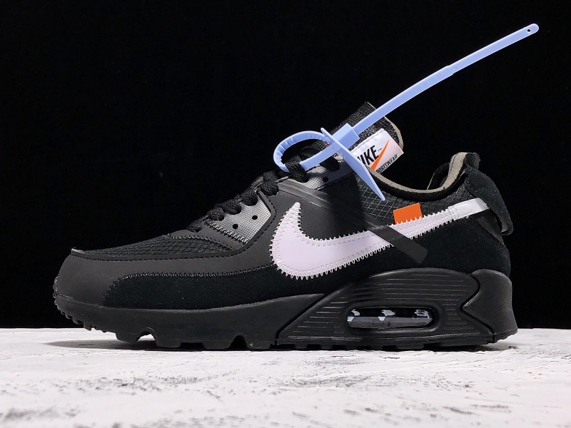 Latest Air Max 90 OFF-WHITE Black