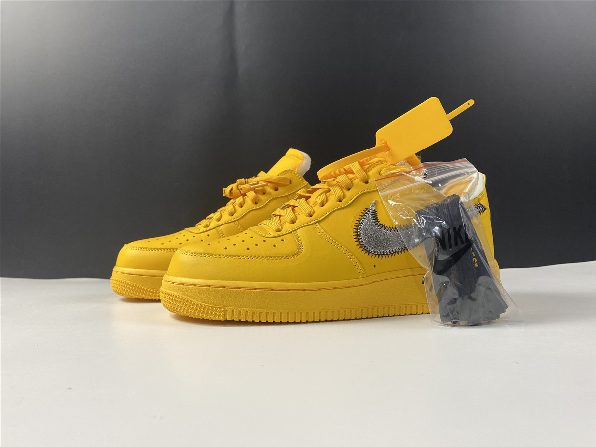 Off-White x Nike Air Force 1 University Gold