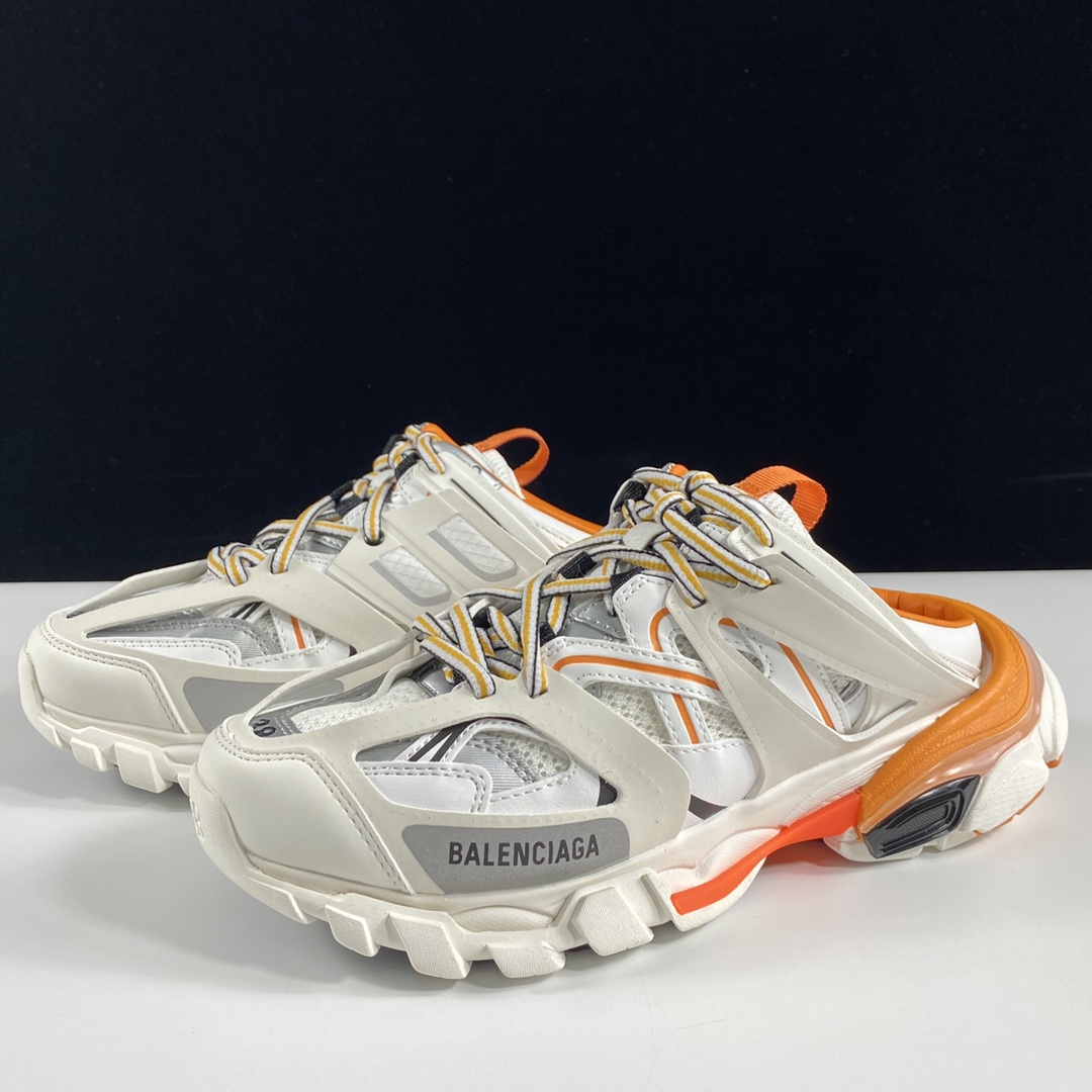 Balenciaga Sneaker Tess s.Gomma MAILLE WHITE/ORANGE