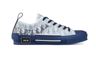 Dior B23 Low Top Logo Oblique Blue