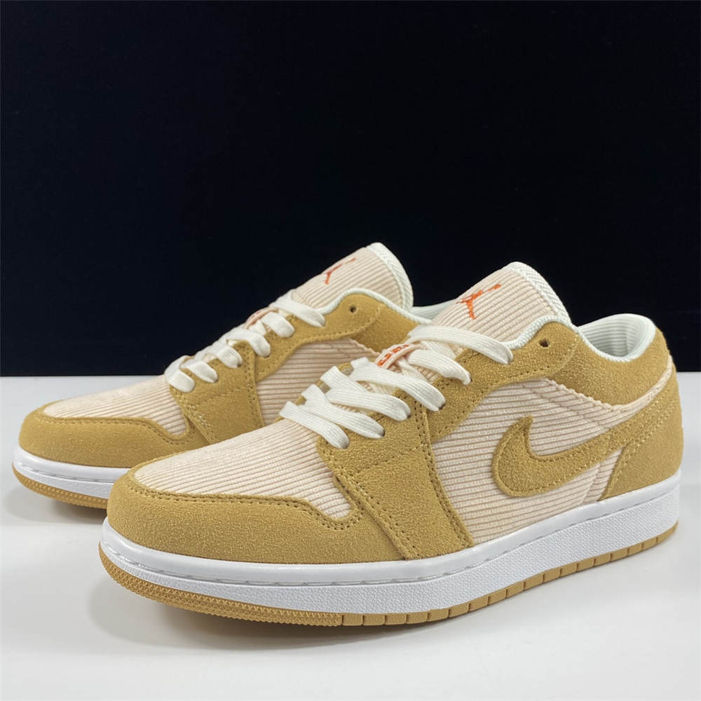 Jordan 1 Low SE Twine Orange Quartz Corduroy