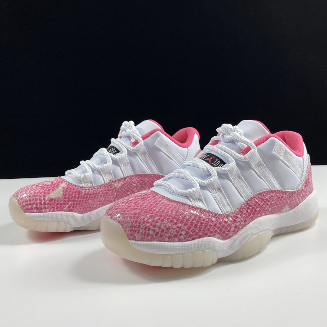 Jordan 11 Retro Low pink Snakeskin