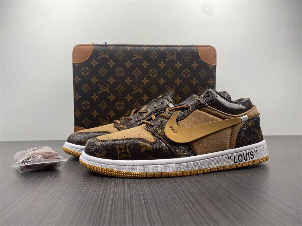 Louis Vuitton x Air Jordan 1 Low Pinnacle