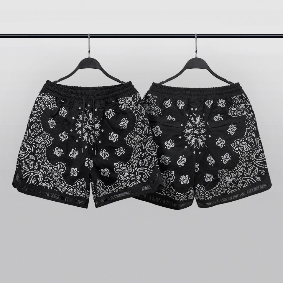 FOG askyurself cashew flowers shorts black