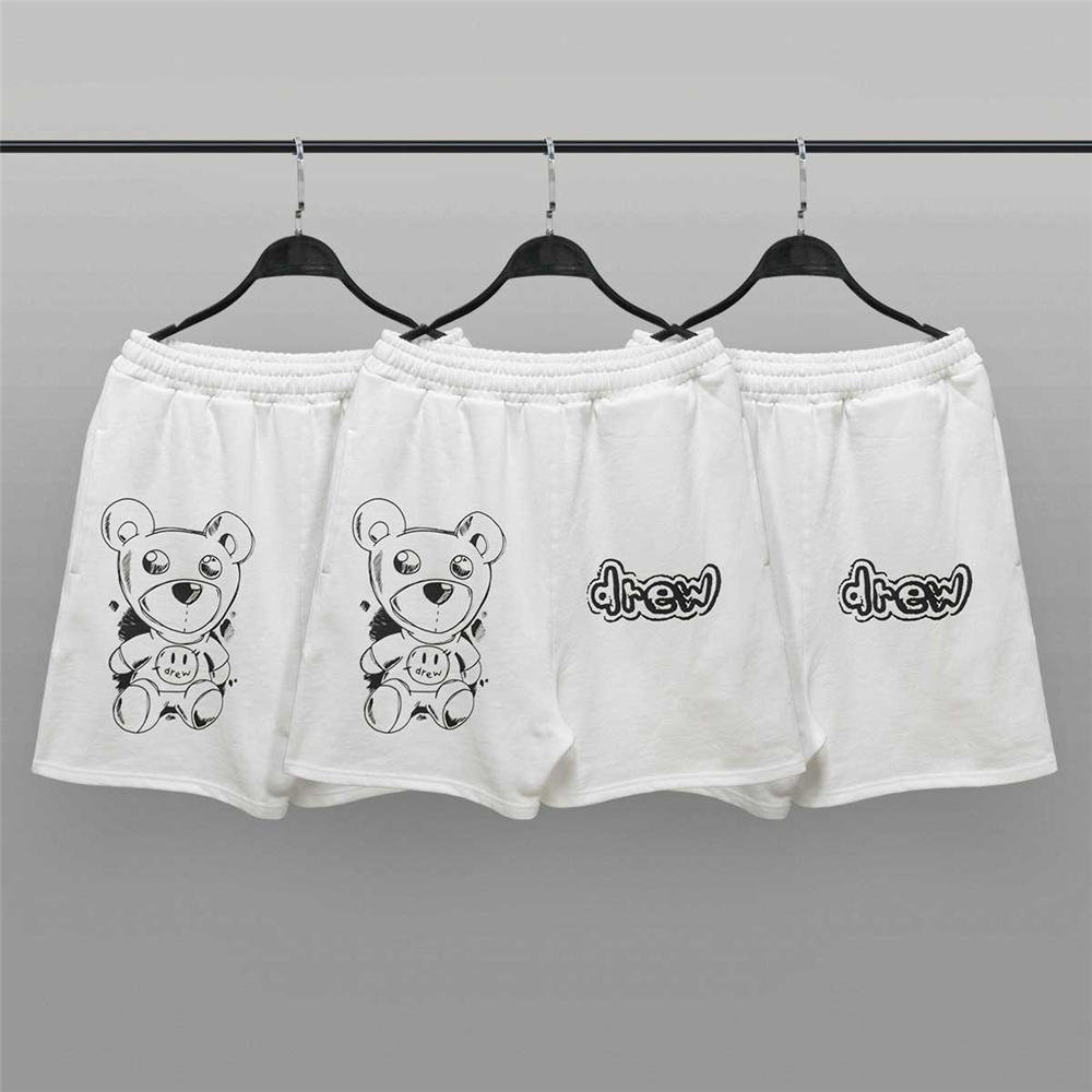 FOG essentials 21ss x drew bear sports illustration shorts white