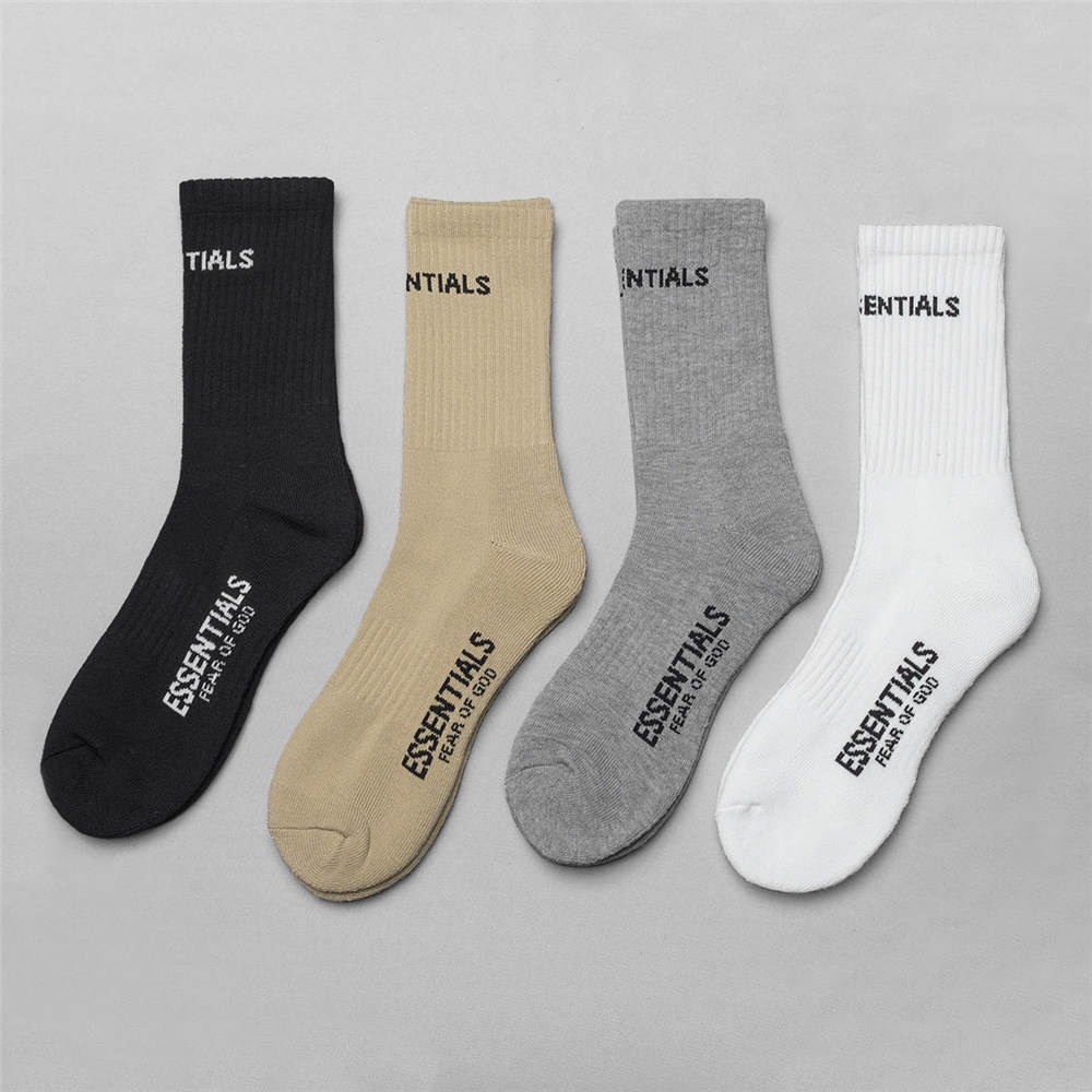 FOG ESSENTIALS letter mid-tube socks