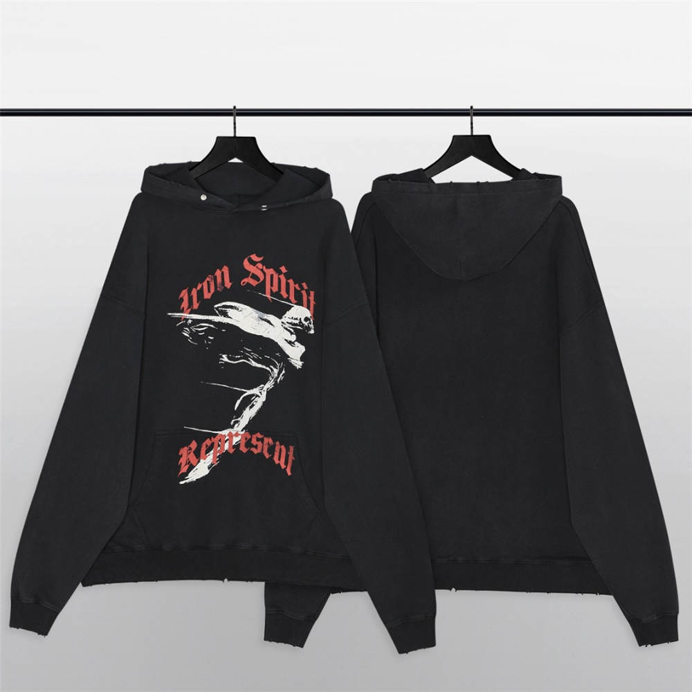 FOG represent metal angel Hoodie black