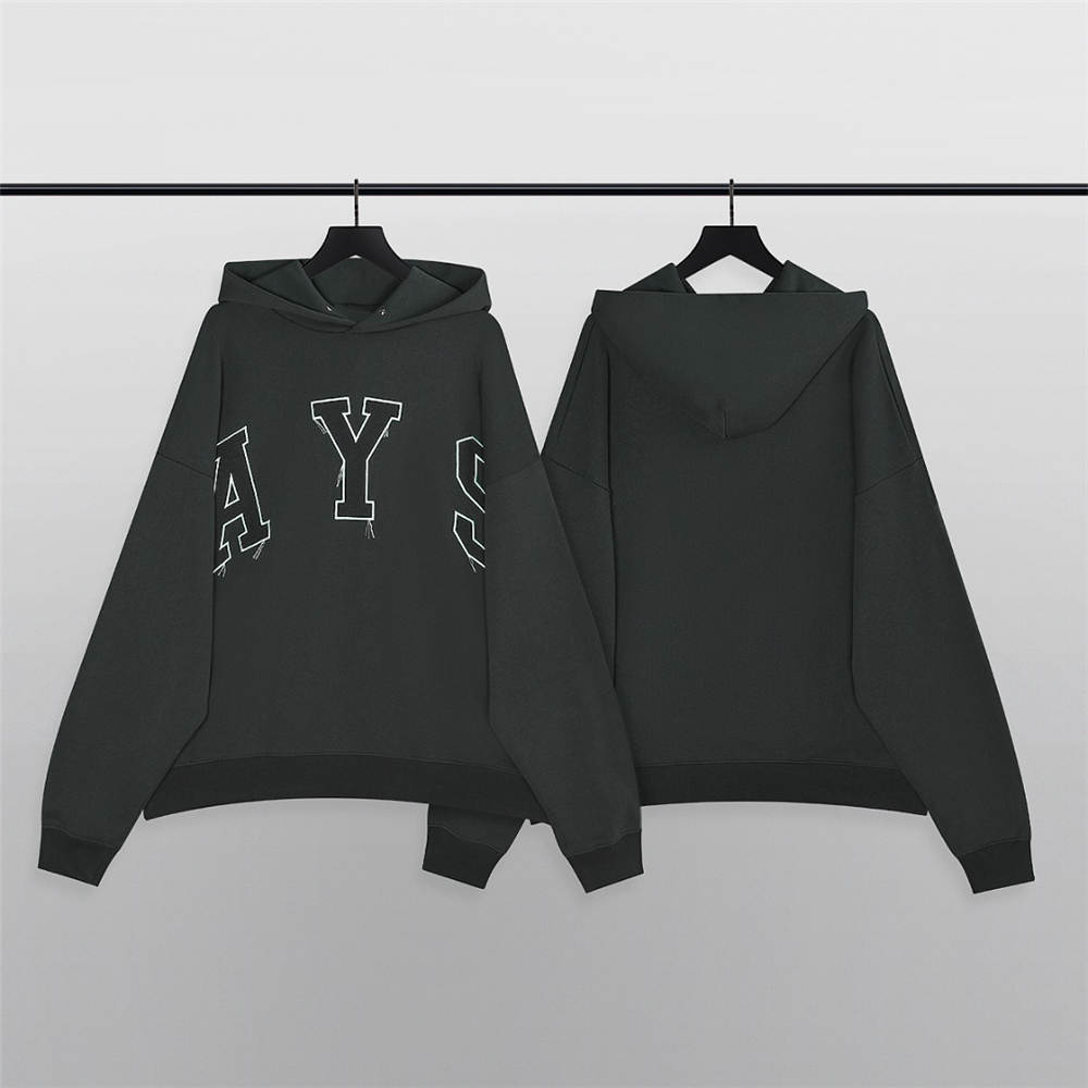 FOG askyurself AYS letter hoodie black