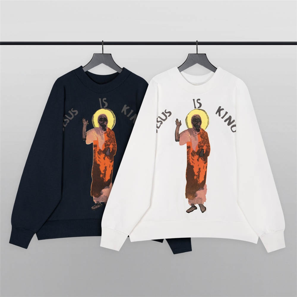 FOG CPFM KANYE JESUS IS KING Jesus portrait offset printing