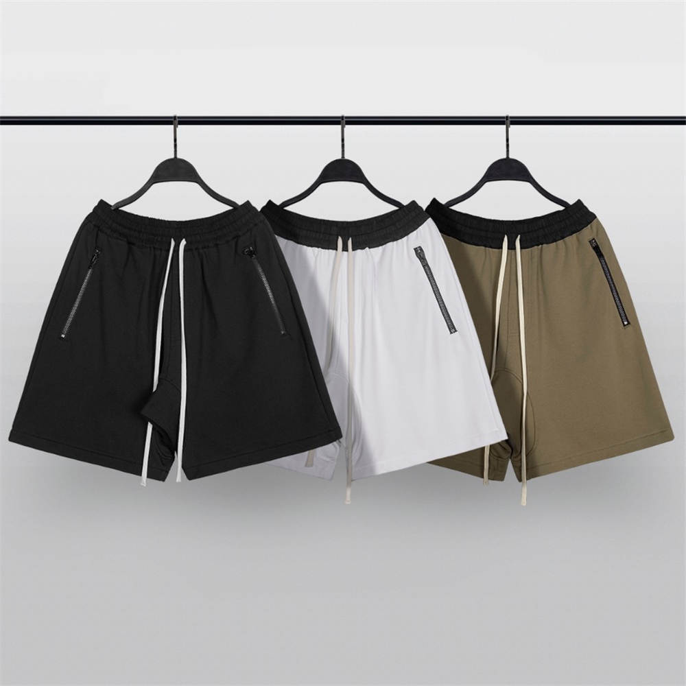 FOG ESSENTIALSDrawstring shorts black/white/brown