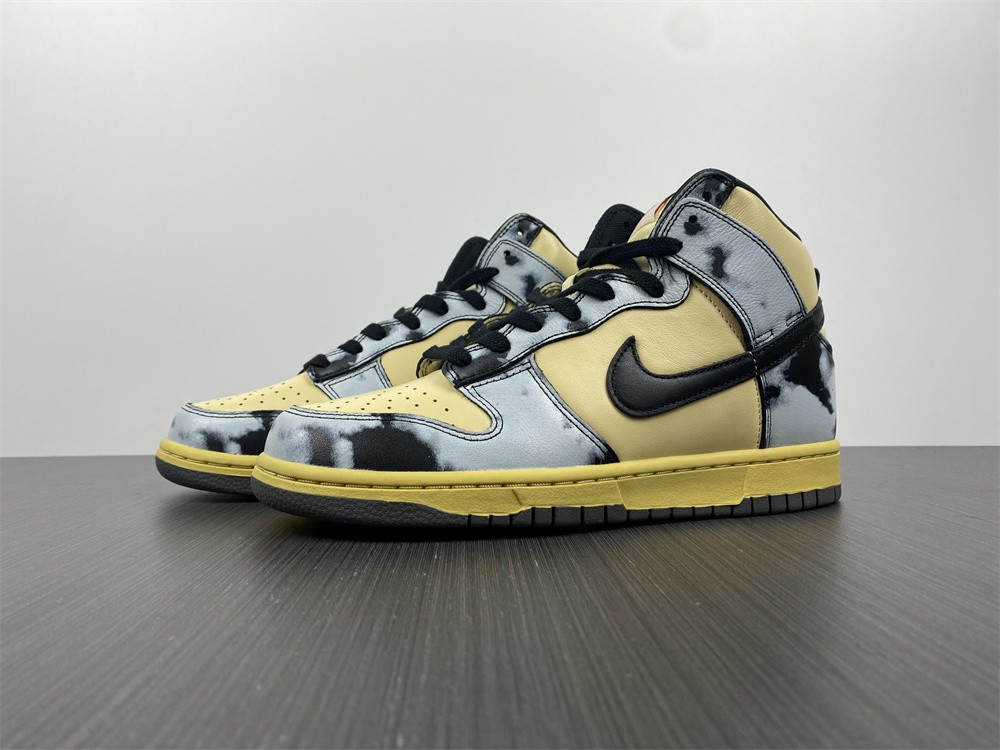 Nike Dunk High 1985 Black Acid Wash