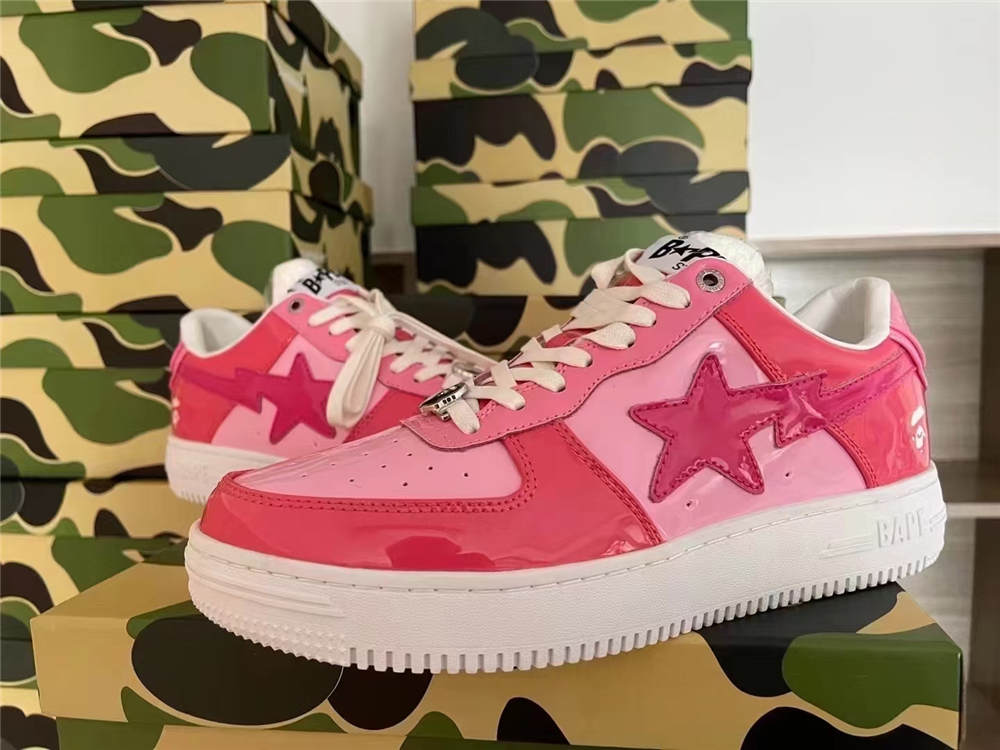 A Bathing Ape Bape Sta Low Color Camo Combo Pink