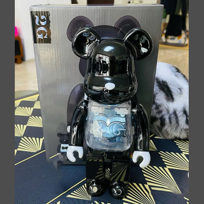 Bearbrick 2G black 400% 28cm