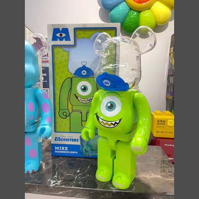 Bearbrick Disney Pixar Monsters, Inc. Mike 400% 28cm