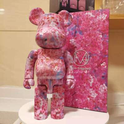 Bearbrick Mika Ninagawa Sakura Pink 400% 28cm