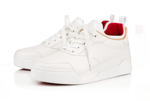 CL mid white sneaker