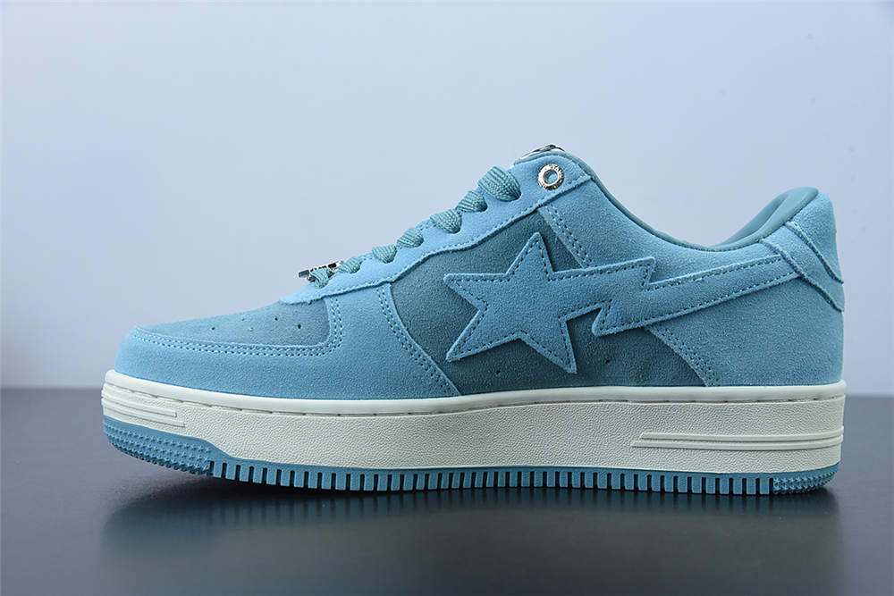 A Bathing Ape Bape Sta Blue Suede