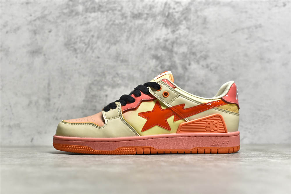 A Bathing Ape Bape SK8 Sta Orange