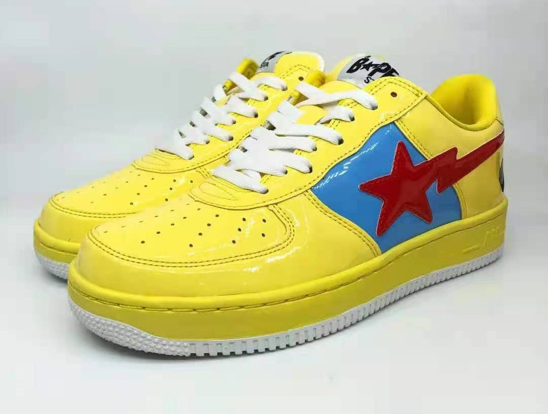 A Bathing Ape Bape Sta low yellow