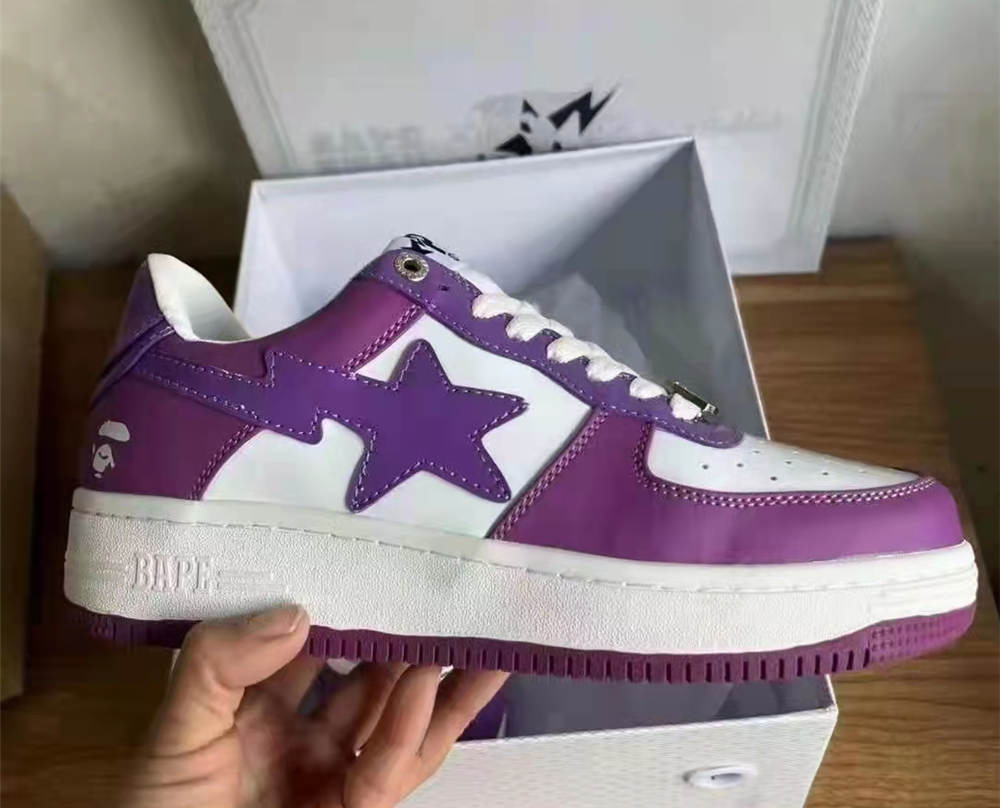 A Bathing Ape Bape Sta Low Purple