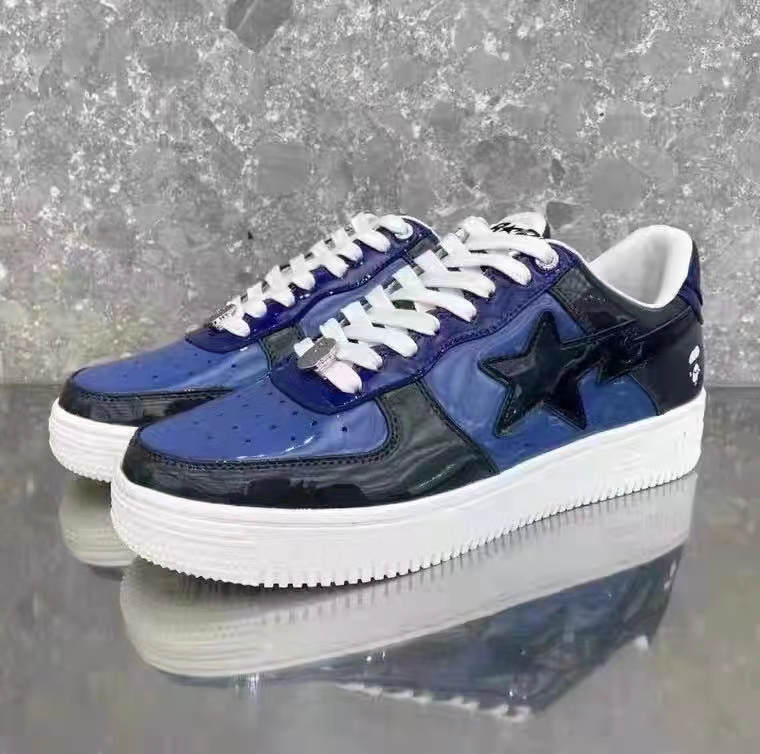 A Bathing Ape Bape Sta Low Color Camo Combo Blue