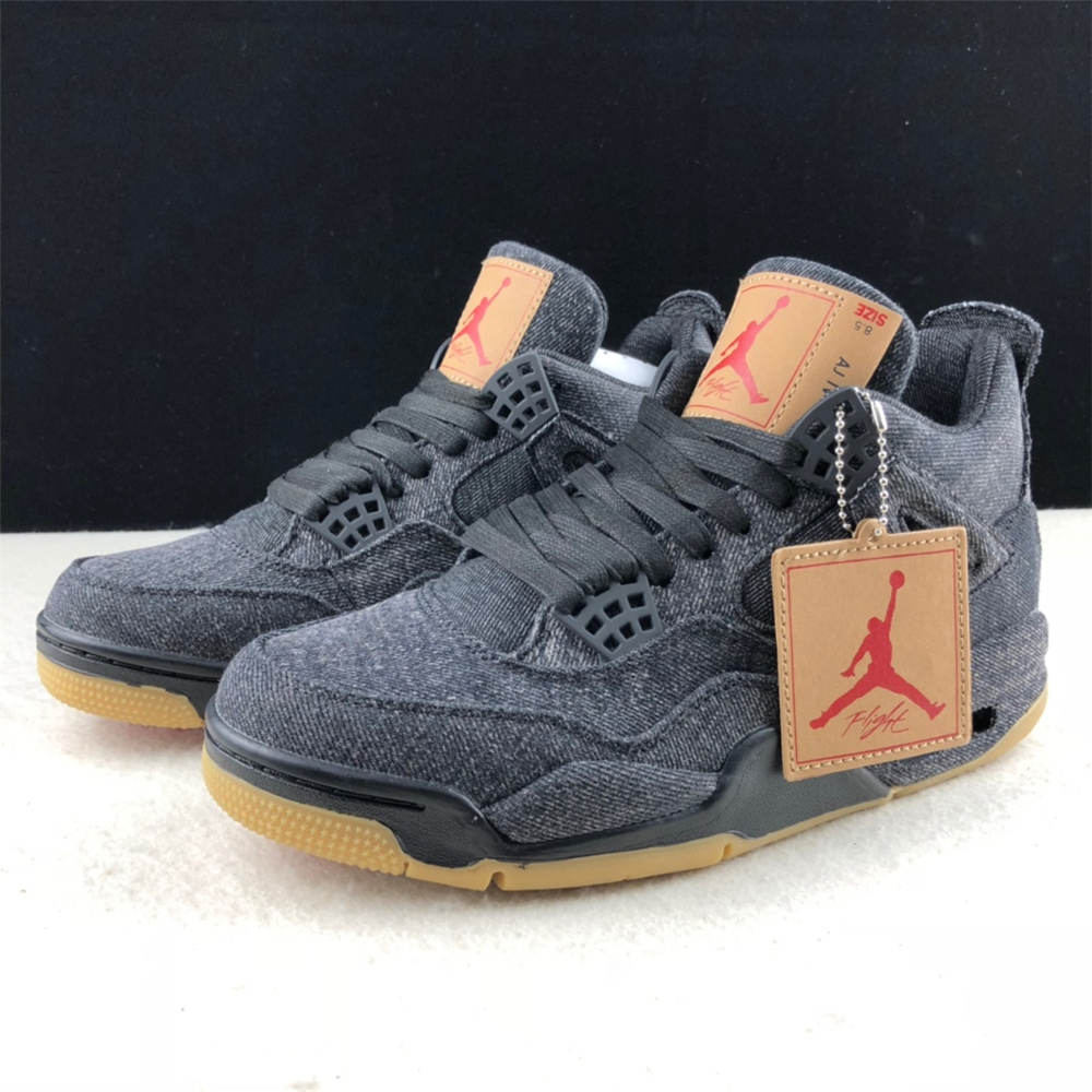 Jordan 4 Retro Levi's Black