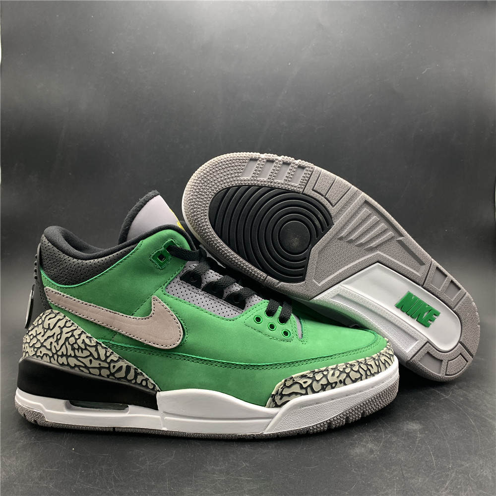 Jordan 3 Retro Tinker Oregon Ducks PE