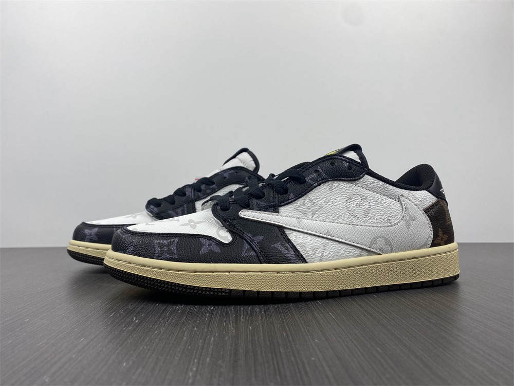 LV Travis Scott Fragment Jordan 1 Low