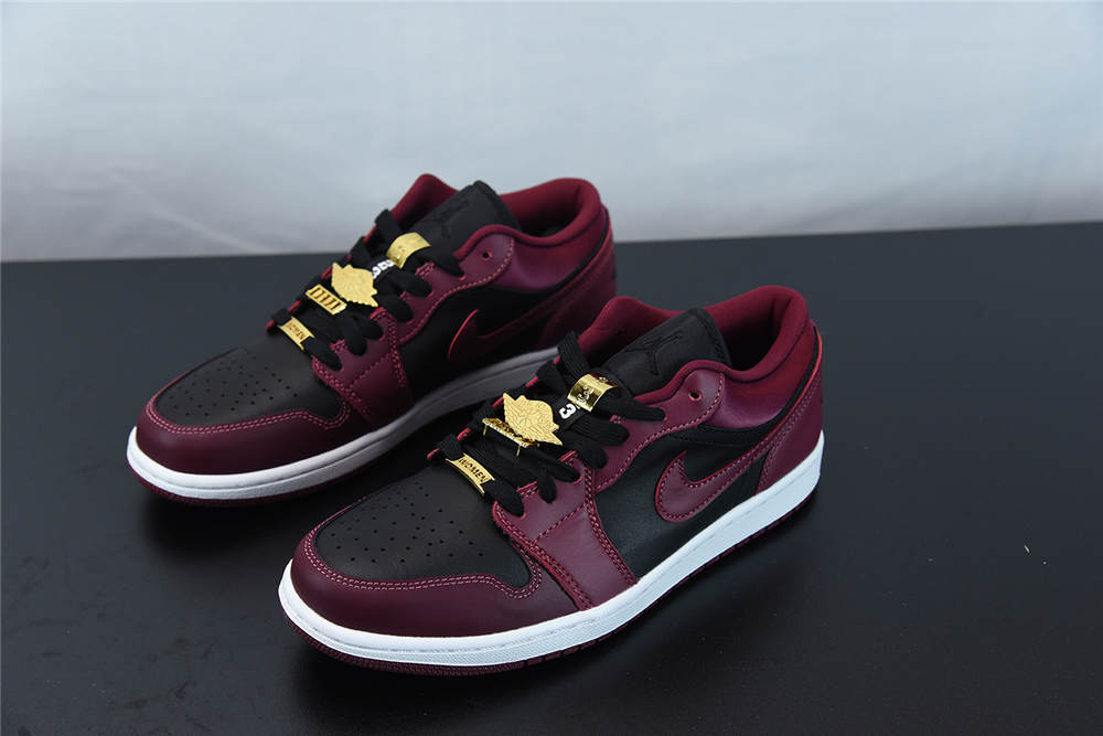 Jordan 1 Low Dark Beetroot Black