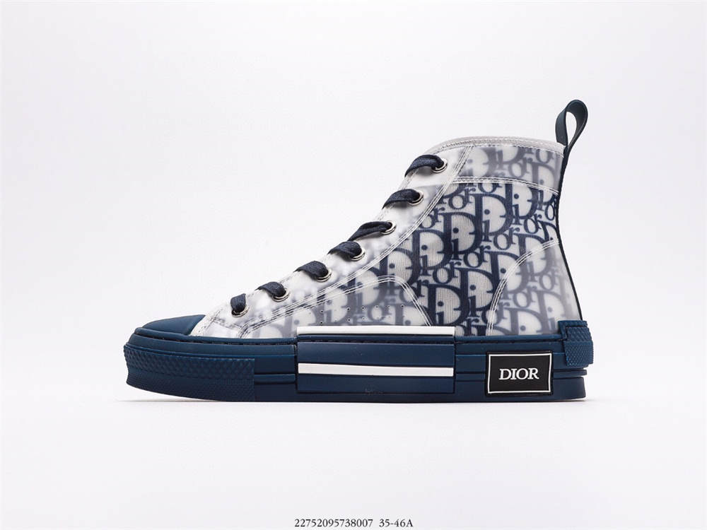 Dior B23 High Top Blue Oblique