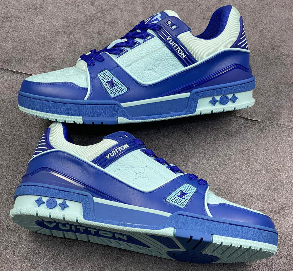 LV Trainer Sneaker Low Blue