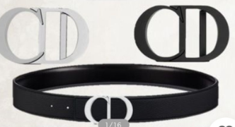 DIOR belt black