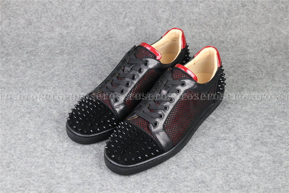 CL RED SOLE LOW BLACK SNEAKER 3