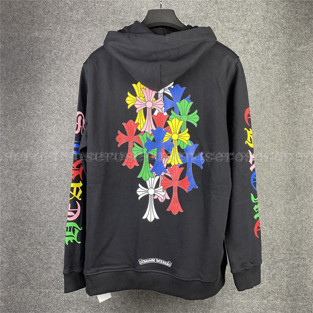 CHROM HERTS MULTI COLOR CROSS CEMETERY HOODIE