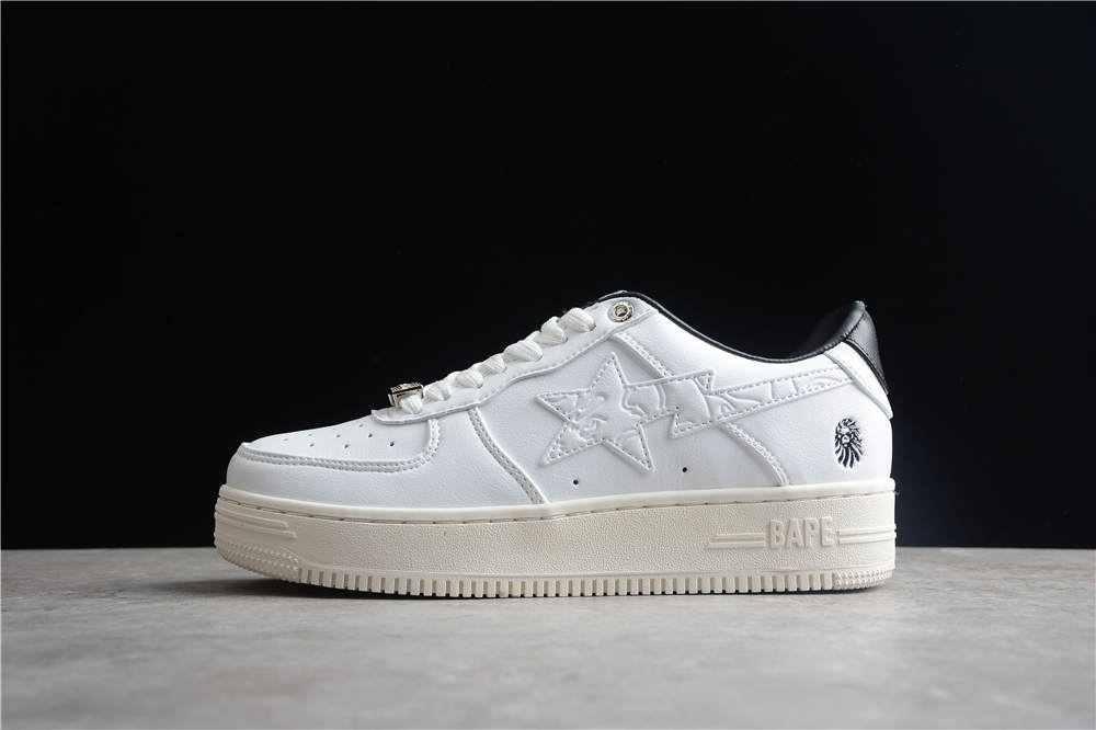 A Bathing Ape Bape Sta Low white