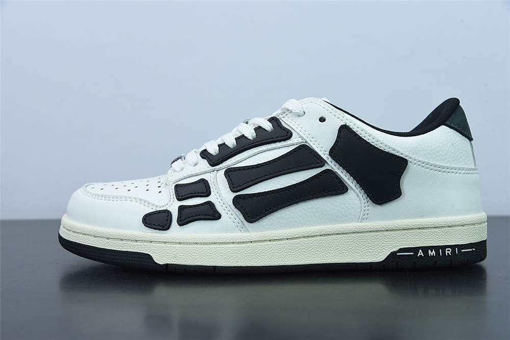 AMIRI Skel Bones Low Top White Black