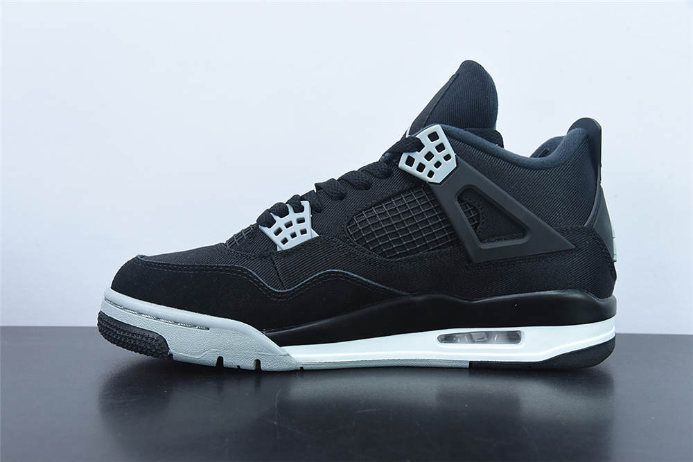 Jordan 4 Black Canvas