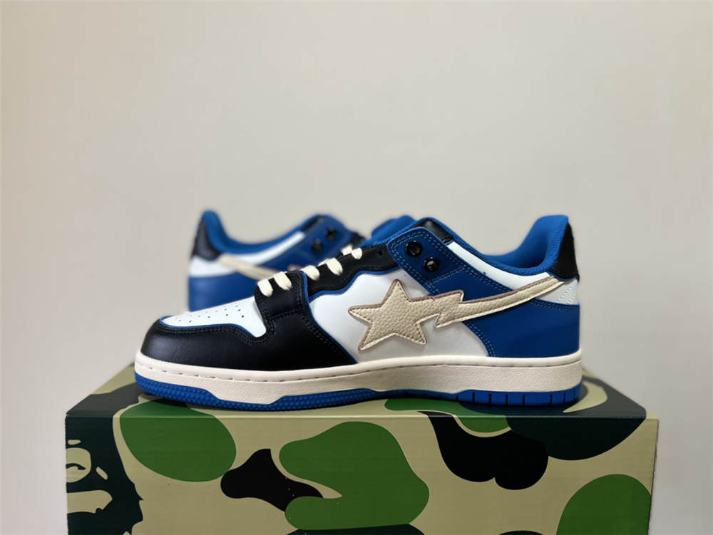 A Bathing Ape Bape SK8 Sta black blue