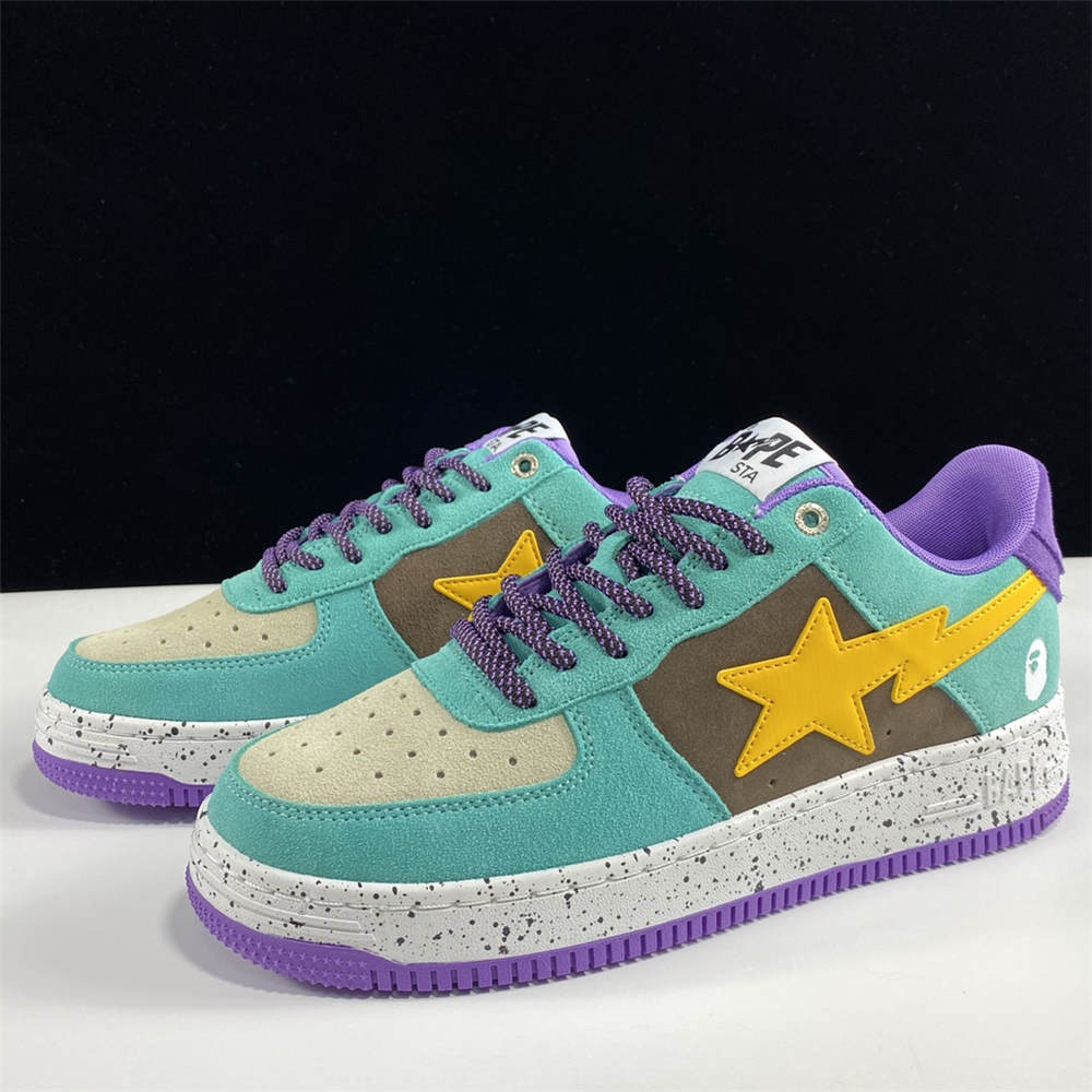 A Bathing Ape Bape SK8 Sta blue purple