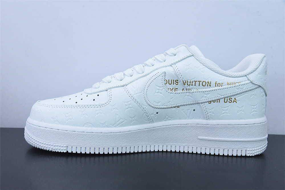 LV x Nike Air Force 1 by Virgil Abloh white