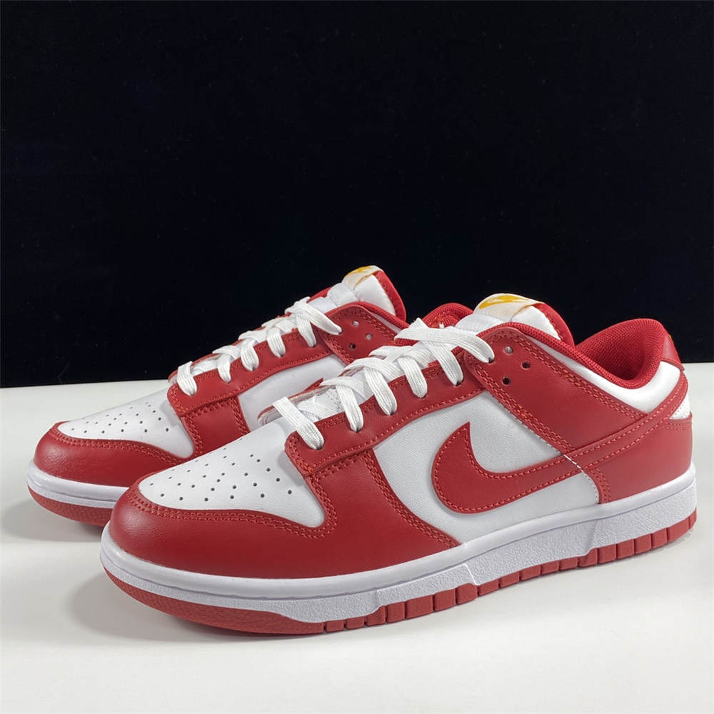 Nike SB Dunk Low Cardinal Gym Red White Yellow