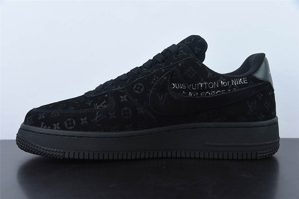 Louis Vuitton x Nike Air Force 1 Black